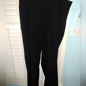 Catherine's refined 2x black stretch slack